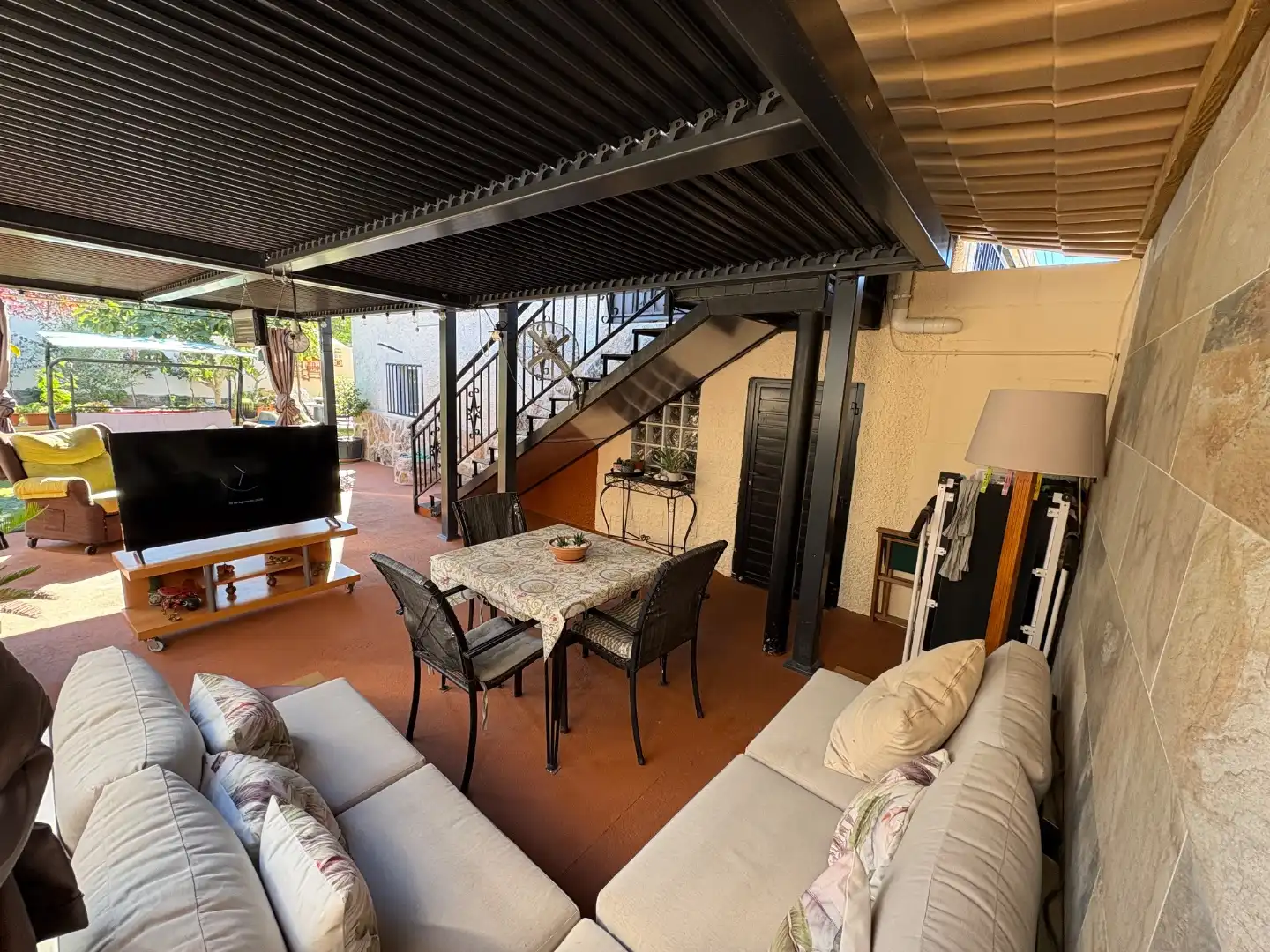 Terraza de Casa o chalet en venta en Navalagamella, Madrid