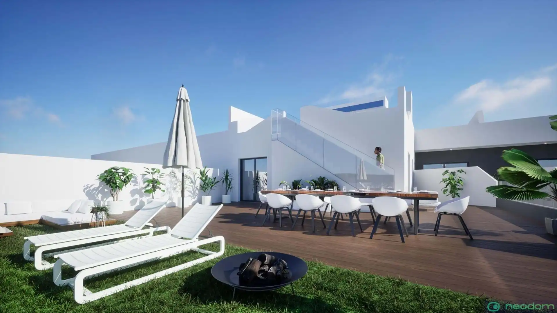 Attique avec piscine à vendre à Benijófar