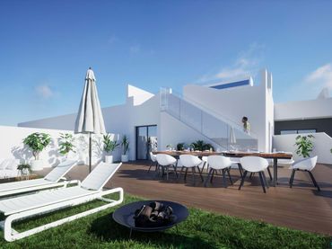 Attique avec piscine à vendre à Benijófar