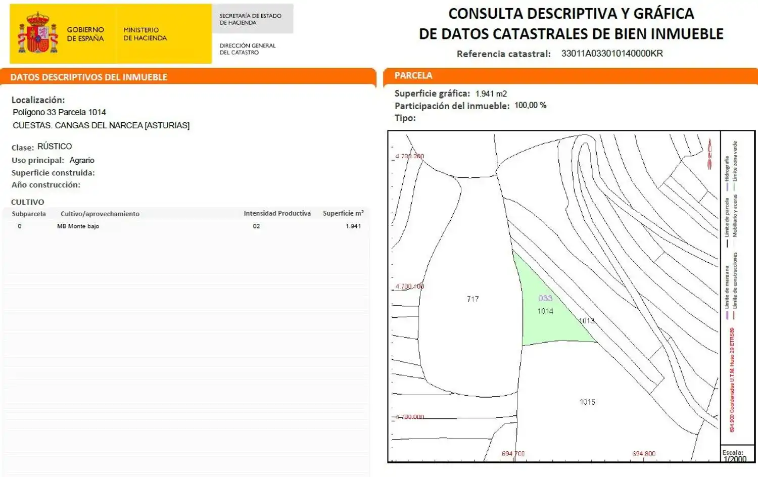 Residencial en venda en Cangas del Narcea