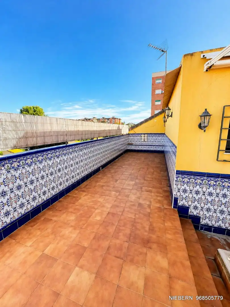 Terraza de Casa o chalet en venta en Cartagena con Aire acondicionado, Calefacción y Jardín privado
