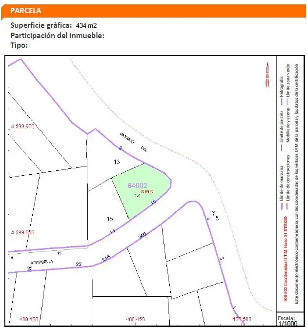 Terreny residencial en venda a Vistabella
