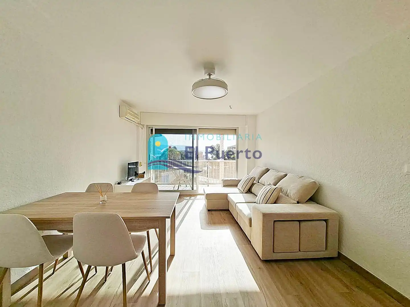 Wohnzimmer von Wohnung zum Verkauf in Mazarrón mit Klimaanlage, Heizung und Parkett