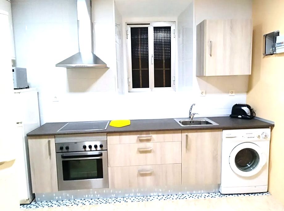 Kitchen of Flat for sale in Abanto y Ciérvana-Abanto Zierbena  with Furnished
