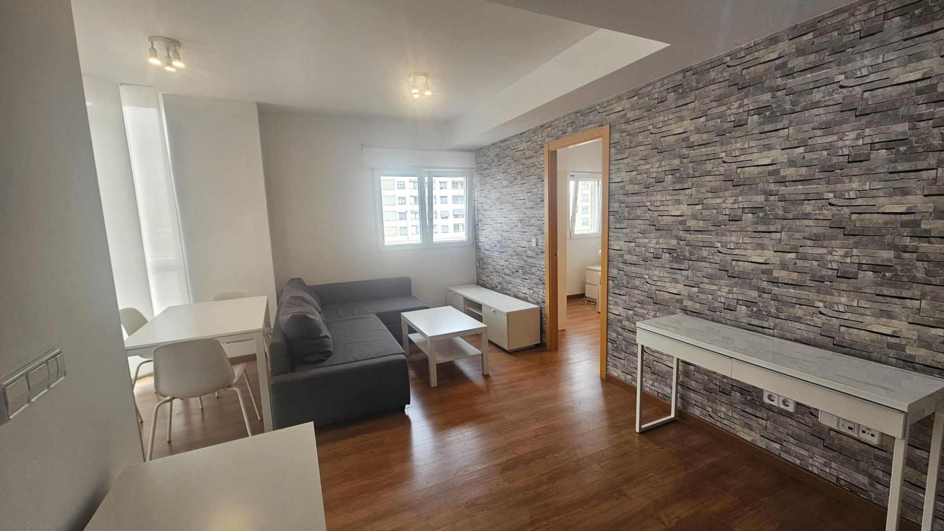 Living room of Flat for rent in Alicante / Alacant  with Air Conditioner, Heating and Furnished