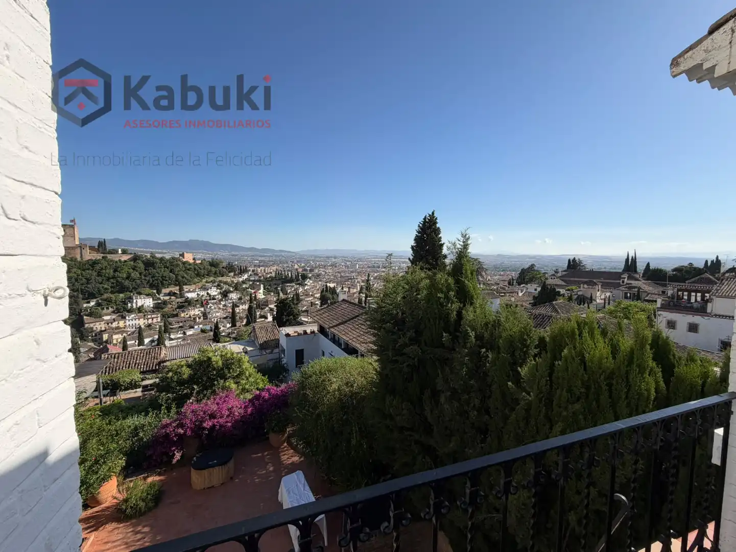 Garden of Flat for rent in Granada  with Air Conditioner, Heating and Terrace