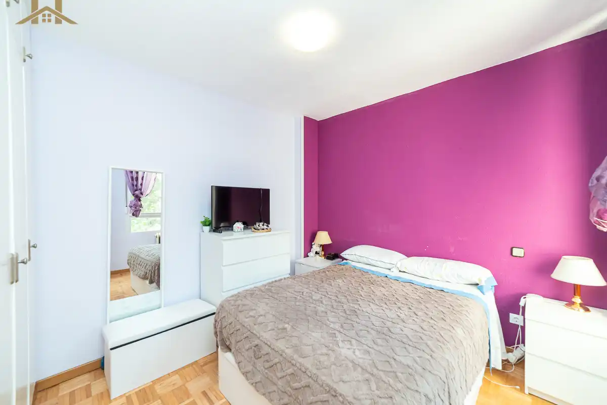 Bedroom of Flat for sale in Fuenlabrada  with Air Conditioner, Heating and Terrace