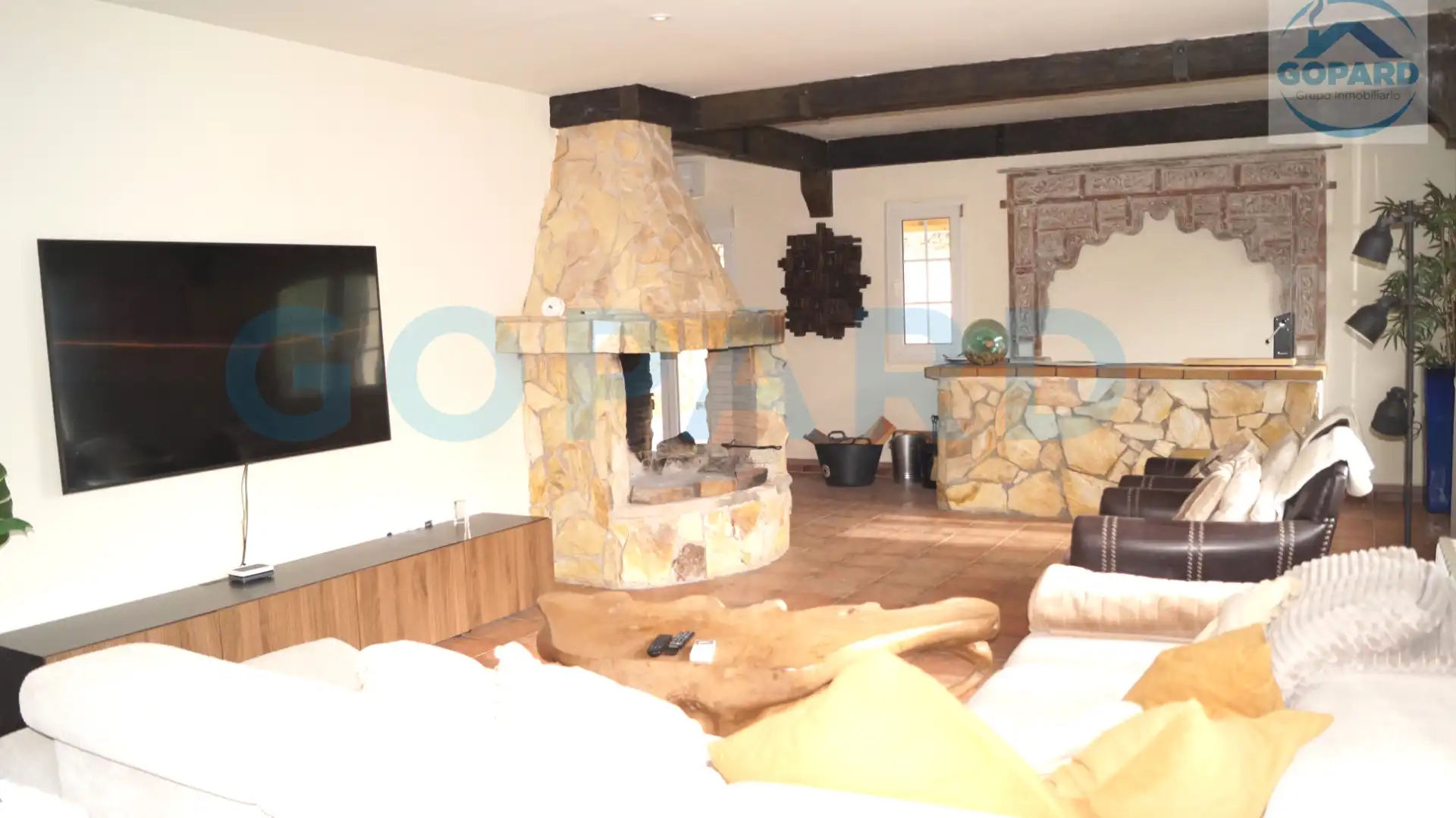 Living room of Houses for sale in Valdemorillo  with Air Conditioner, Heating and Private garden