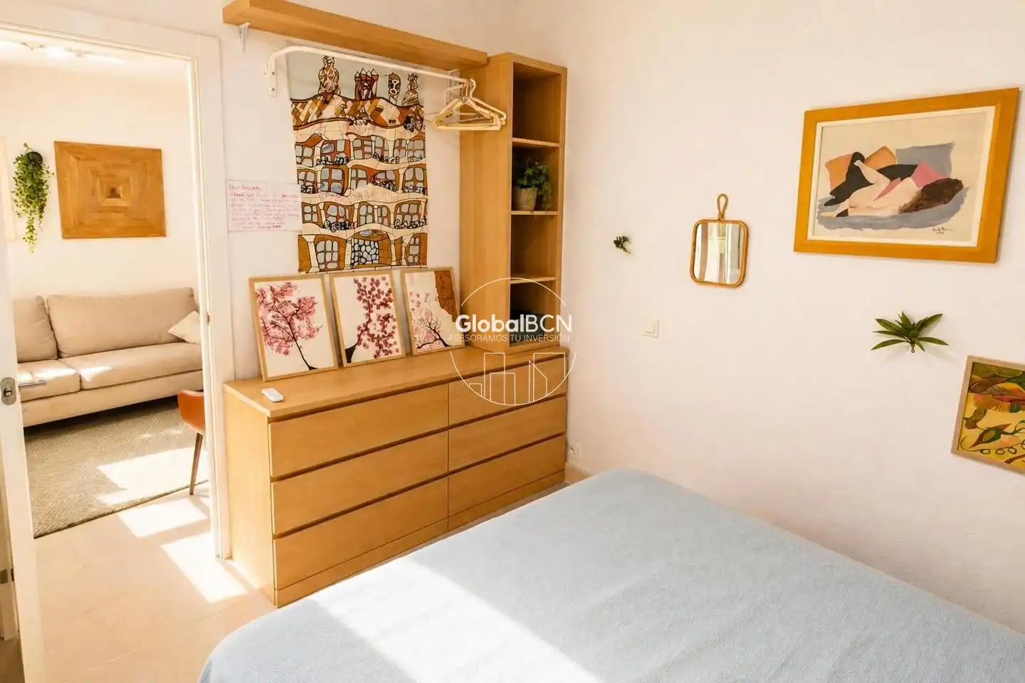 Habitación de Piso en venta en Barcelona con Aire acondicionado, Amueblado y Balcón