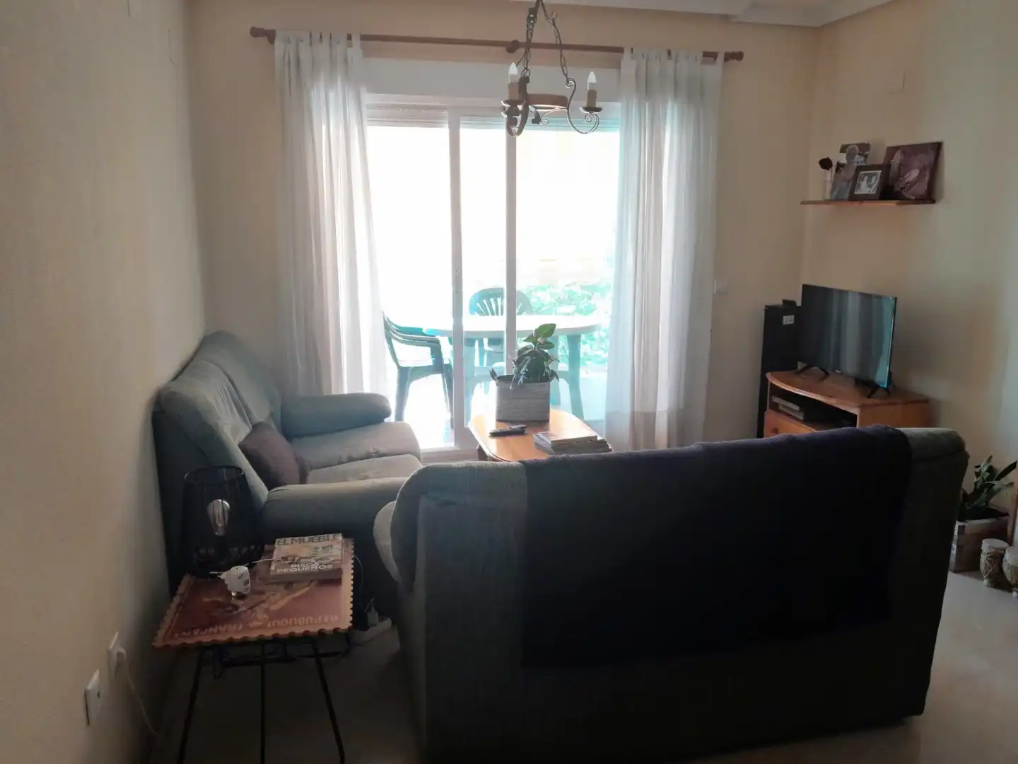 Wohnzimmer von Wohnung zur Miete in Dénia mit Terrasse und Möbliert