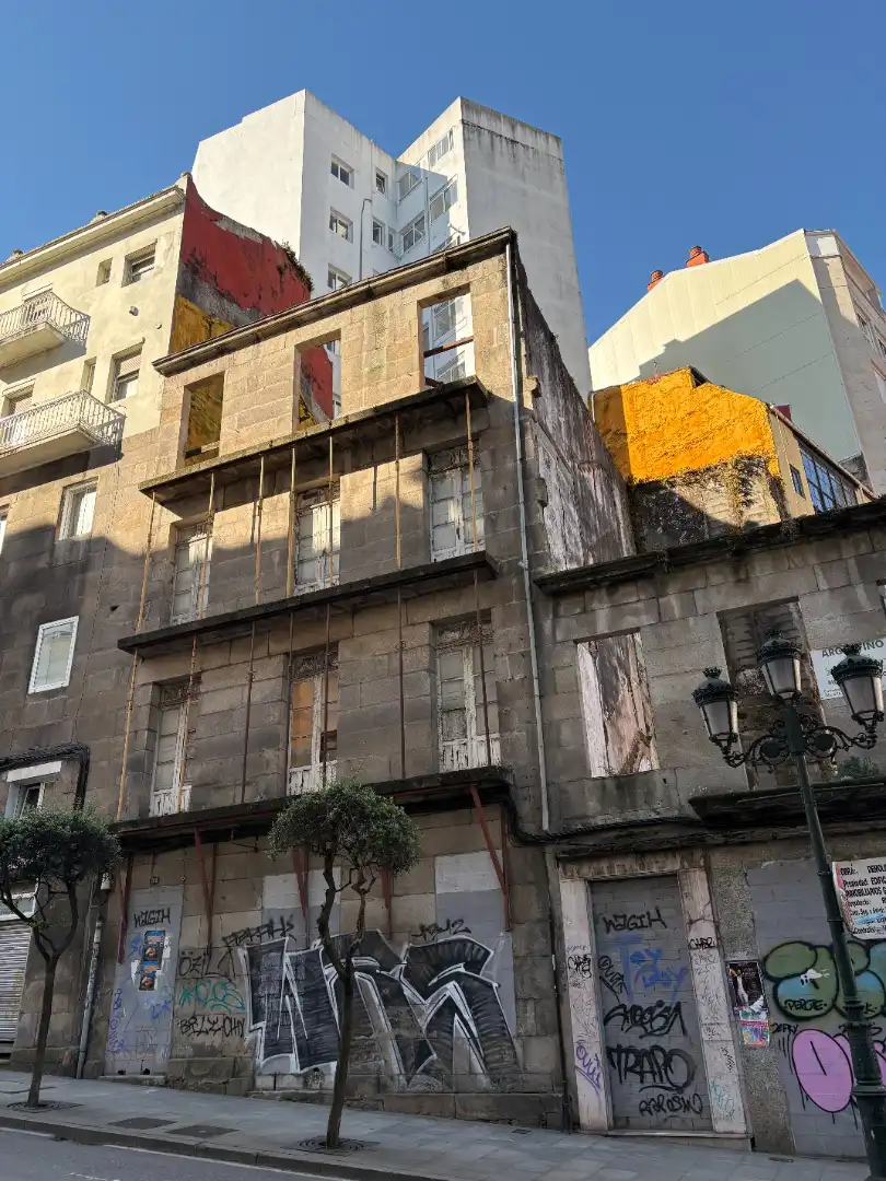 Vista exterior de Residencial en venda en Vigo 