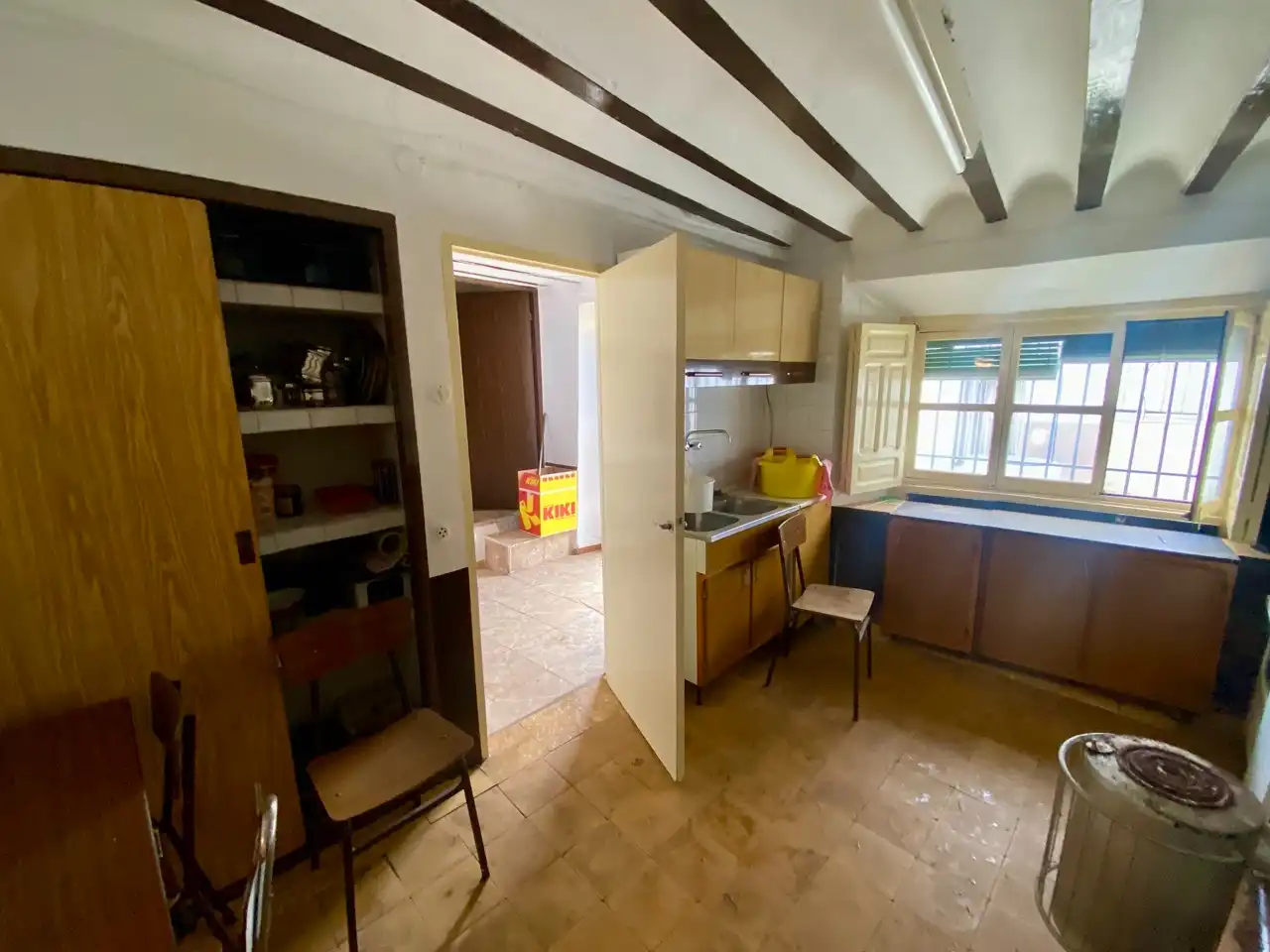 Cocina de Casa o chalet en venta en Ballesteros de Calatrava con Jardín privado, Terraza y Amueblado
