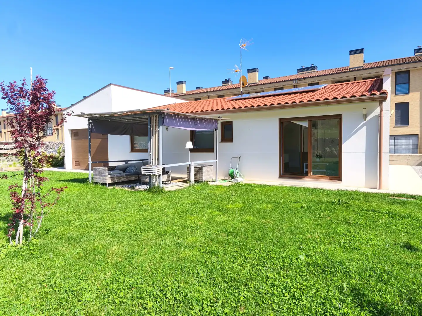 Jardín de Casa o chalet en venta en Viana con Aire acondicionado, Calefacción y Jardín privado