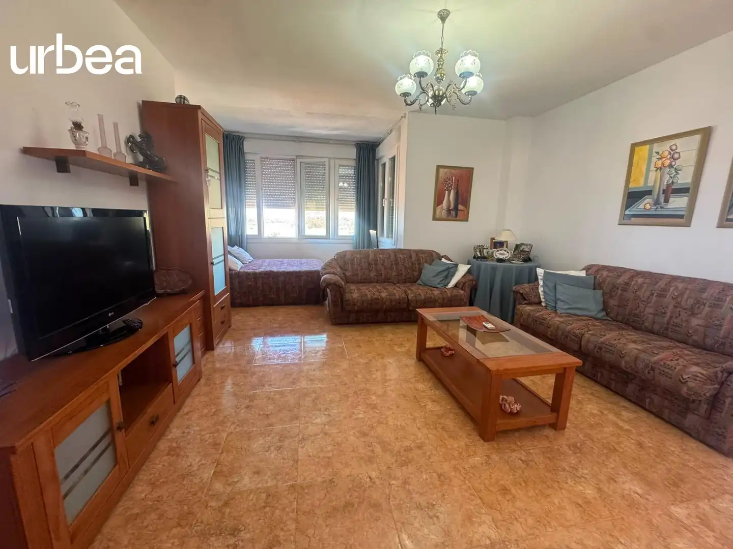 Sala d'estar de Apartament de lloguer en Málaga amb Piscina comunitària