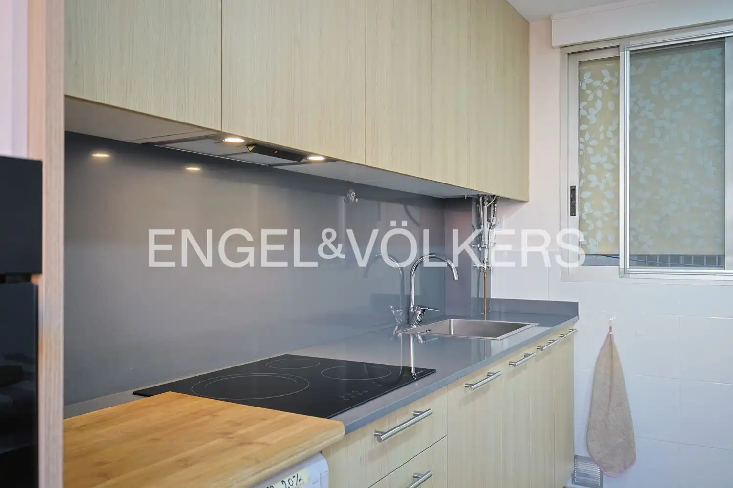 Küche von Wohnung zur Miete in Valencia mit Klimaanlage, Heizung und Möbliert