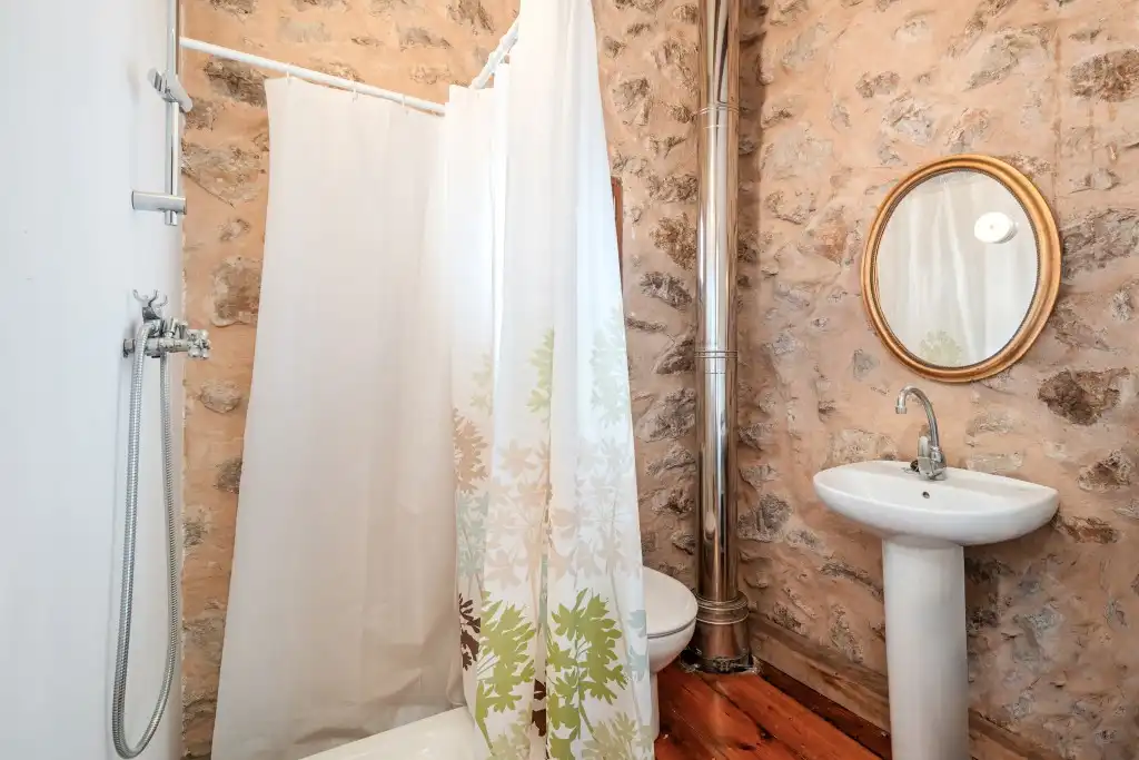 Baño de Finca rústica en venta en Andratx con Jardín privado, Parquet y Terraza