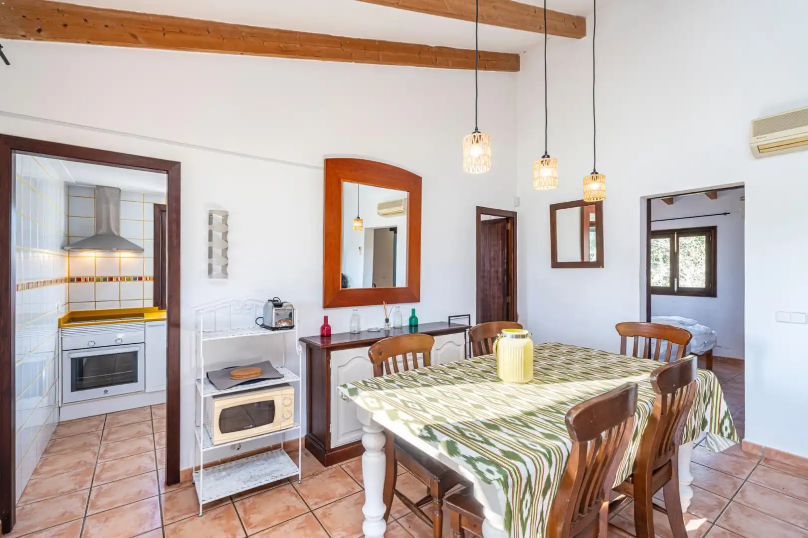 Esszimmer von Haus oder Chalet zum Verkauf in Son Servera mit Klimaanlage, Heizung und Privatgarten