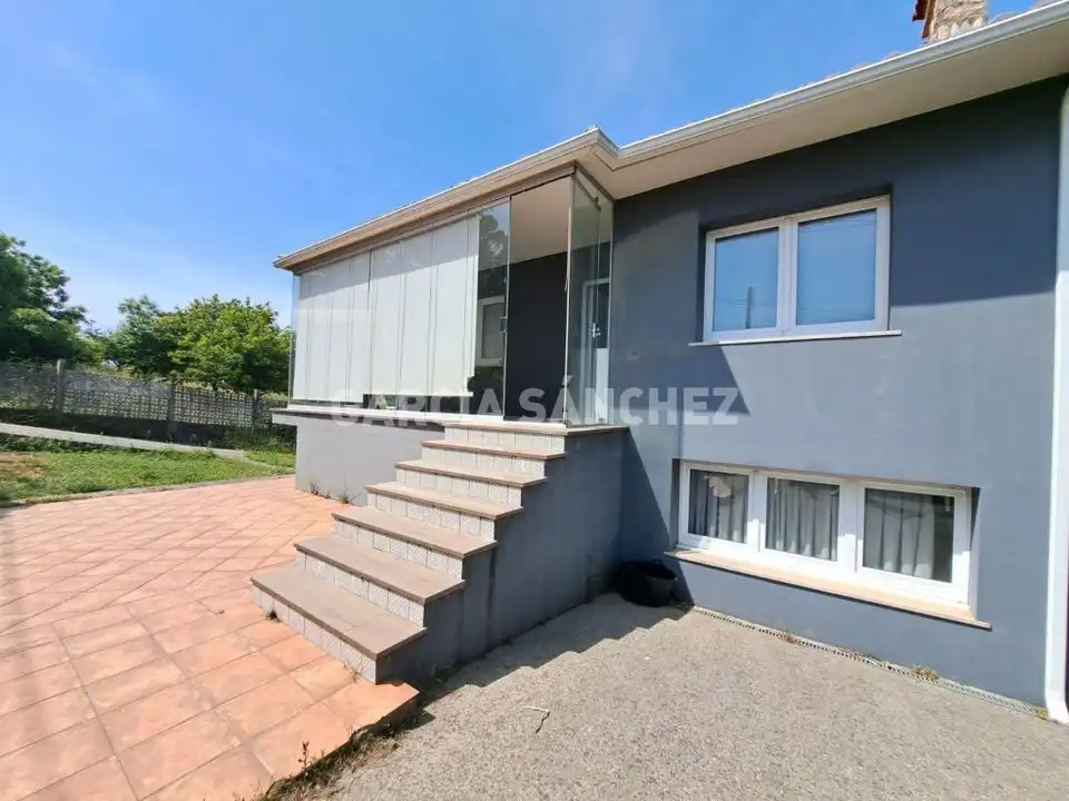 Exterior view of Houses for sale in Boiro  with Furnished