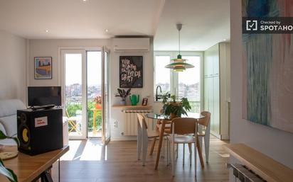 Dining room of Flat to rent in  Madrid Capital  with Air Conditioner and Balcony