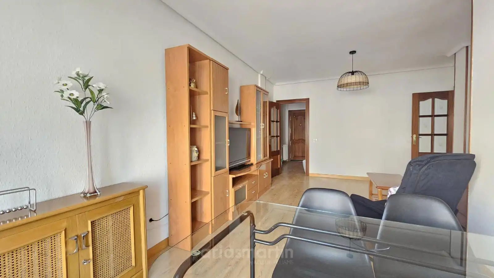 Living room of Flat for rent in Salamanca  with Heating, Terrace and Furnished