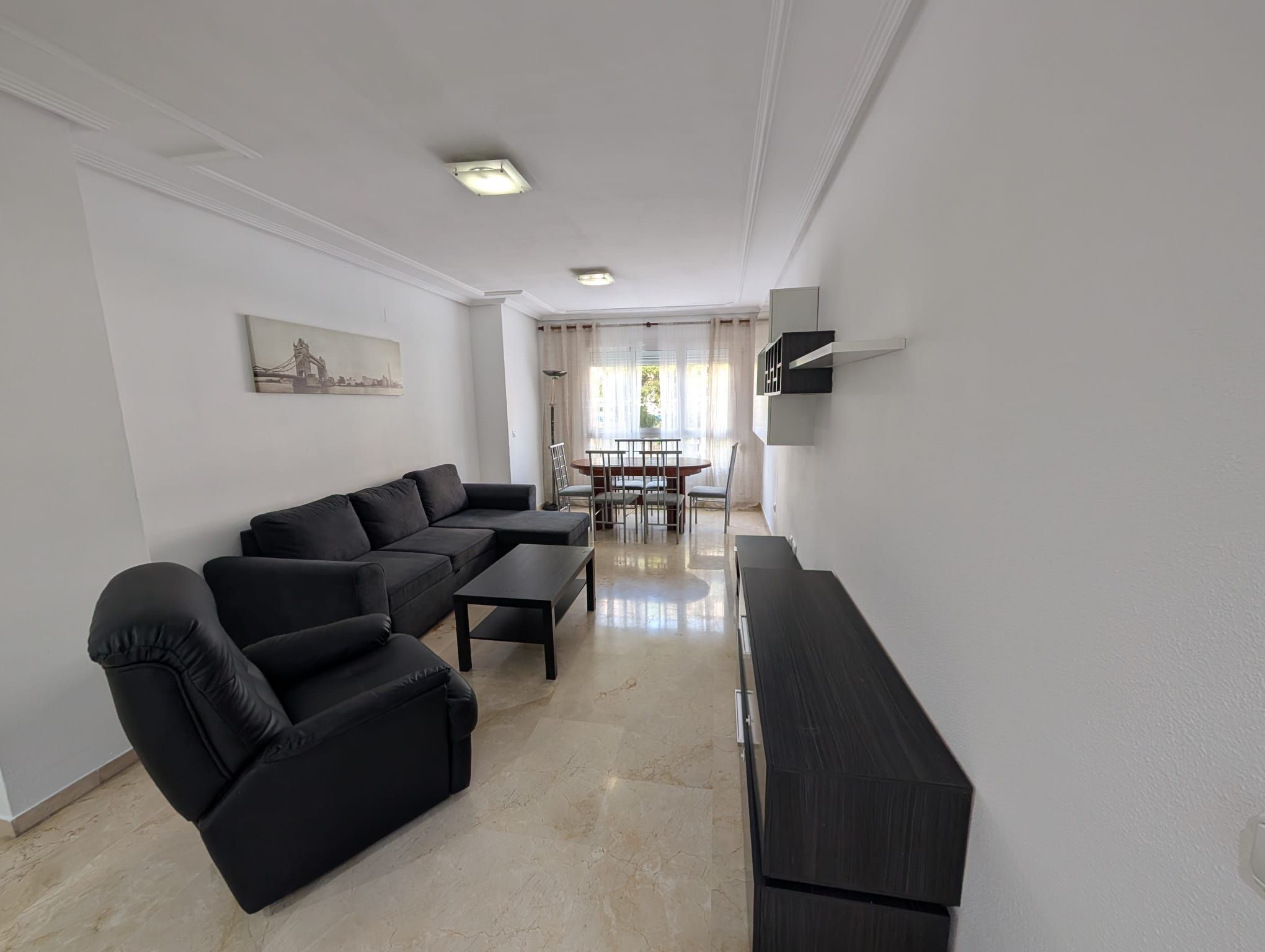 Sala d'estar de Apartament de lloguer en Paterna amb Aire condicionat, Calefacció i Terrassa
