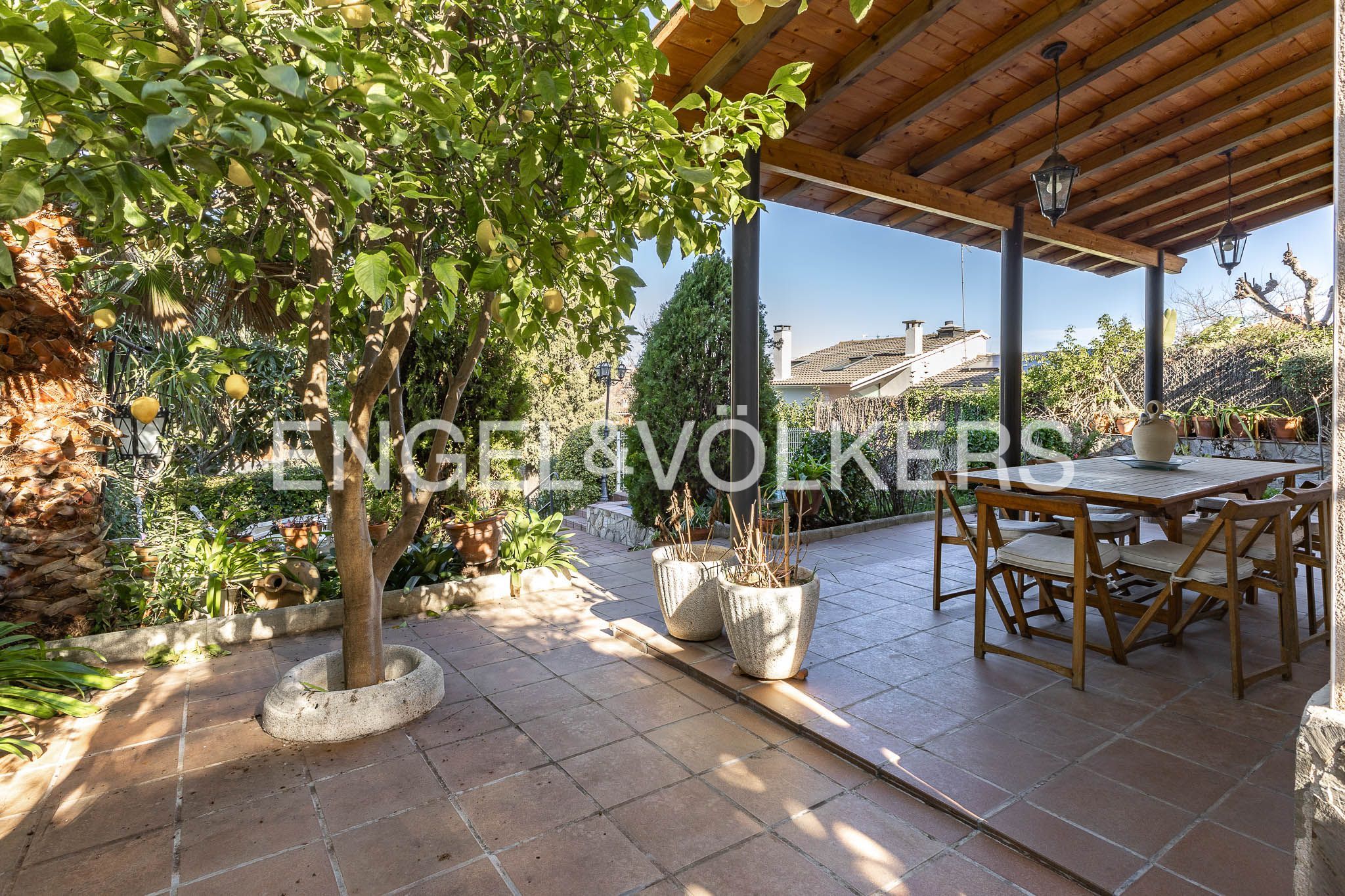 Terrace of House or chalet for sale in Sant Cugat del Vallès  with Air Conditioner, Heating and Private garden