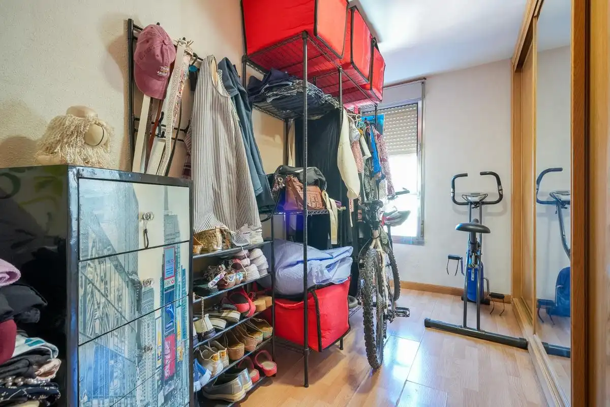 Bedroom of Flat for sale in Madrid  with Air Conditioner, Heating and Furnished