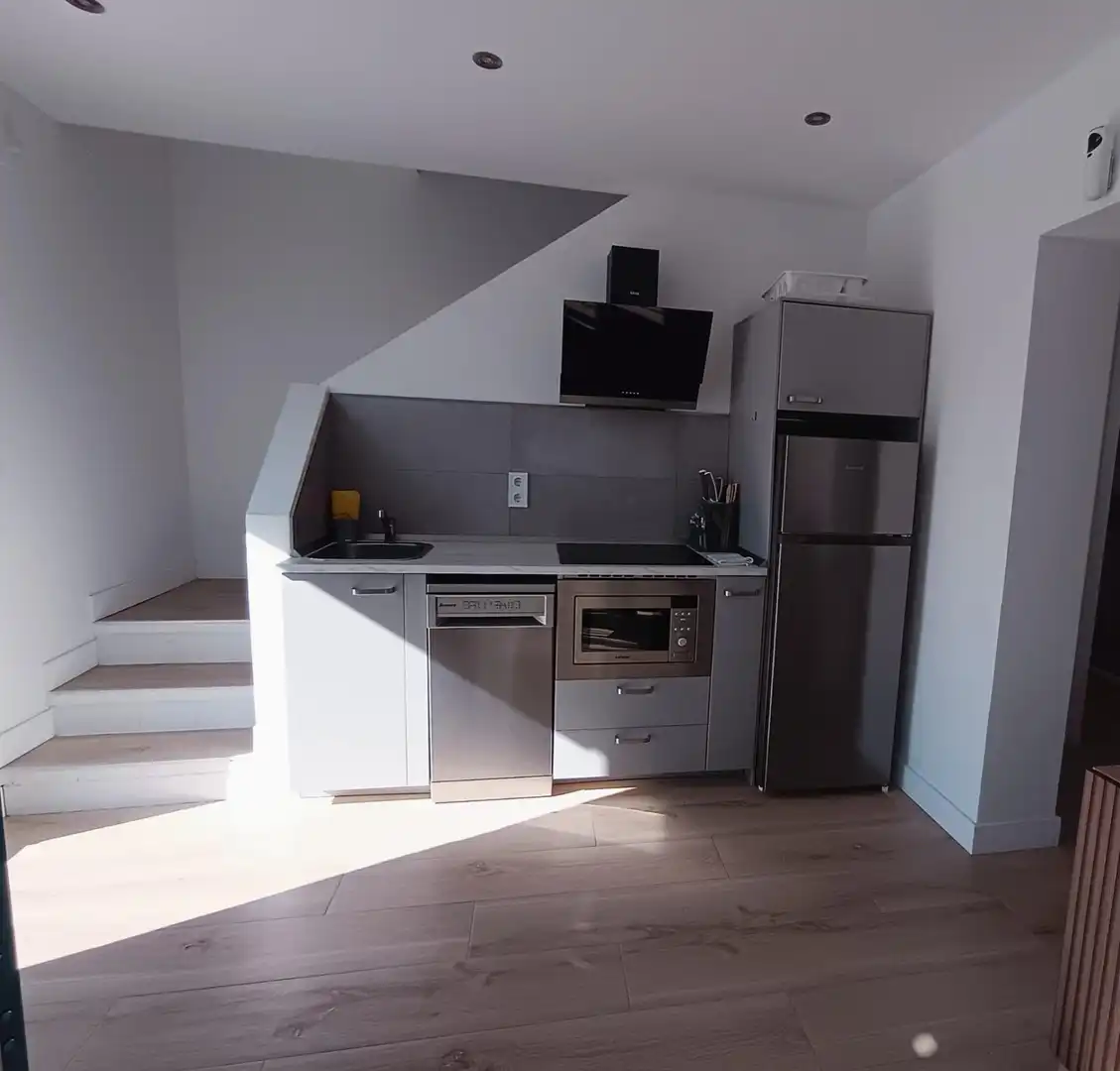 Cuina de Casa o xalet de lloguer en Rincón de la Victoria amb Aire condicionat, Parquet i Moblat