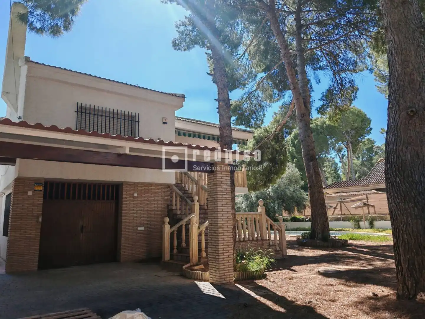 Vista exterior de Casa o xalet en venda en Las Torres de Cotillas amb Aire condicionat, Jardí privat i Piscina