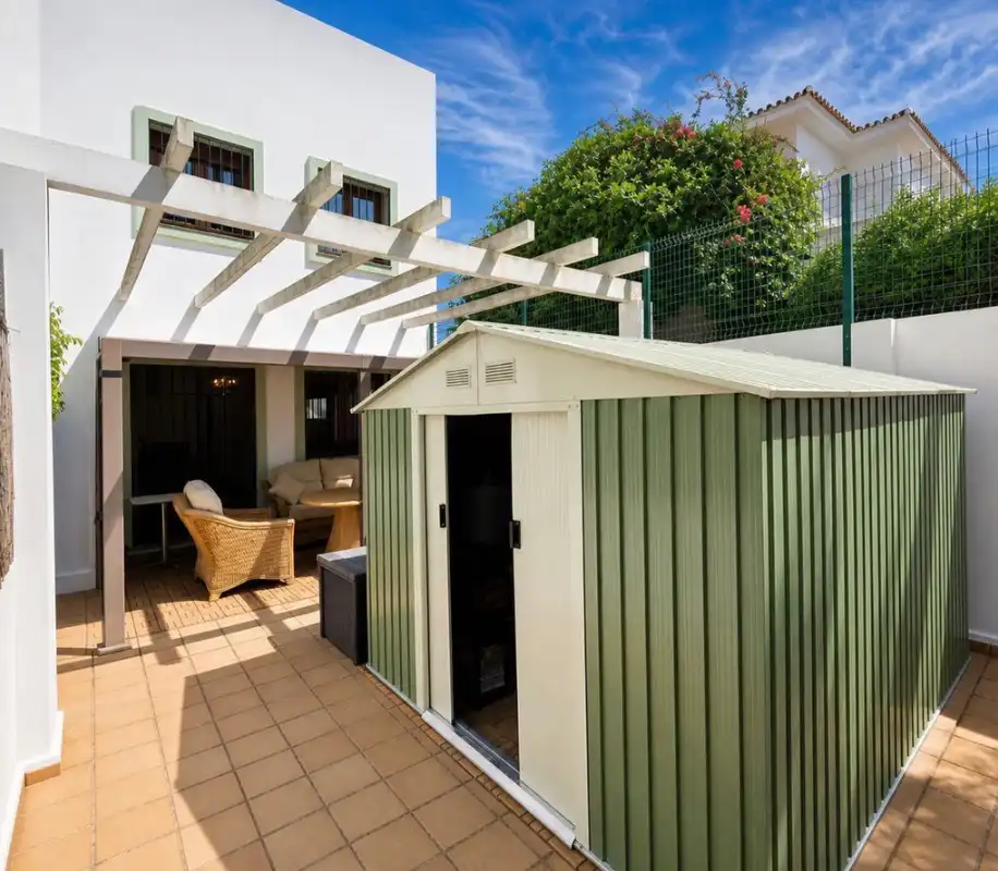 Terrasse von Wohnung zum Verkauf in Manilva mit Terrasse, Möbliert und Ofen