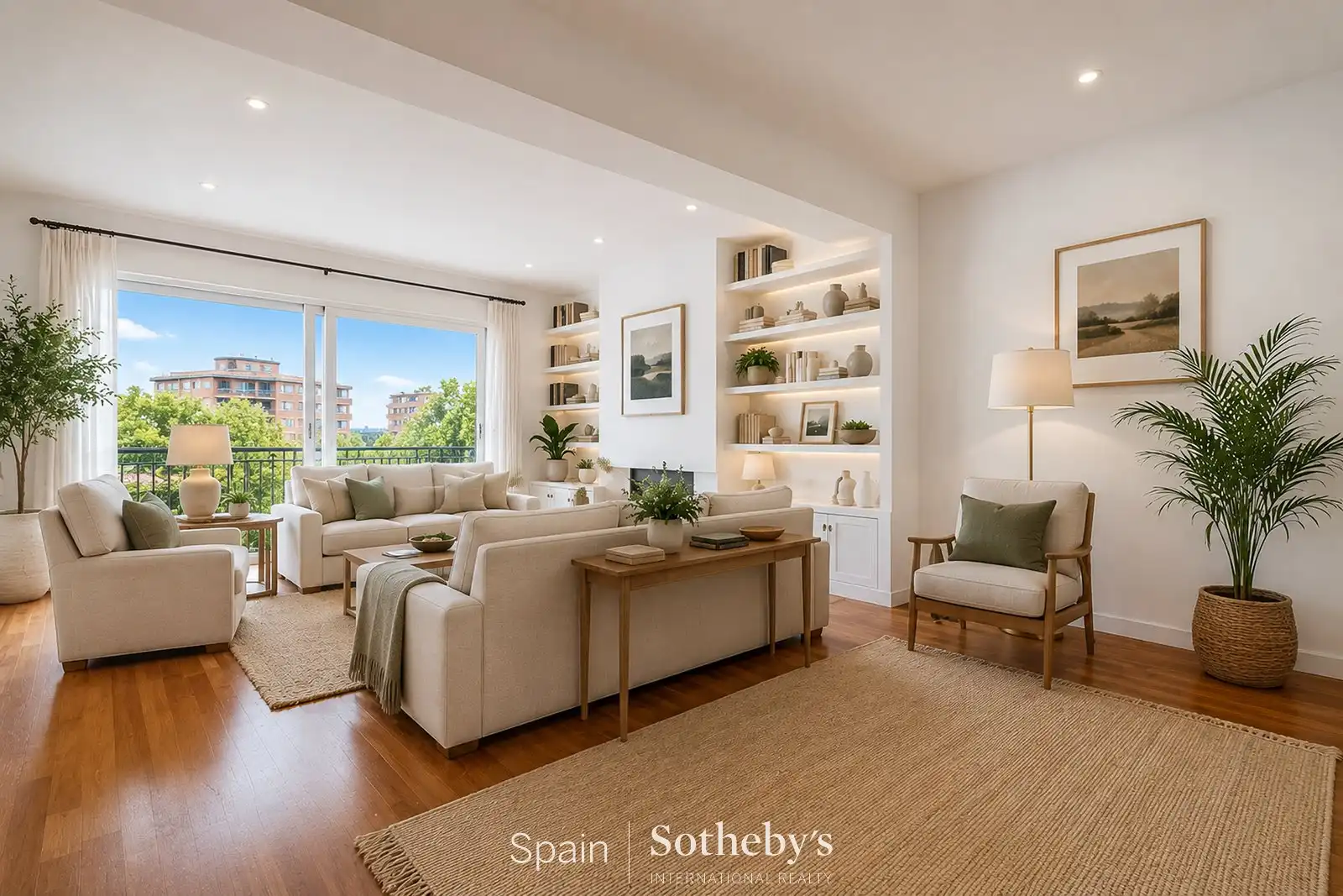 Sala de estar de Apartamento en venta en Madrid con Aire acondicionado, Calefacción y Terraza