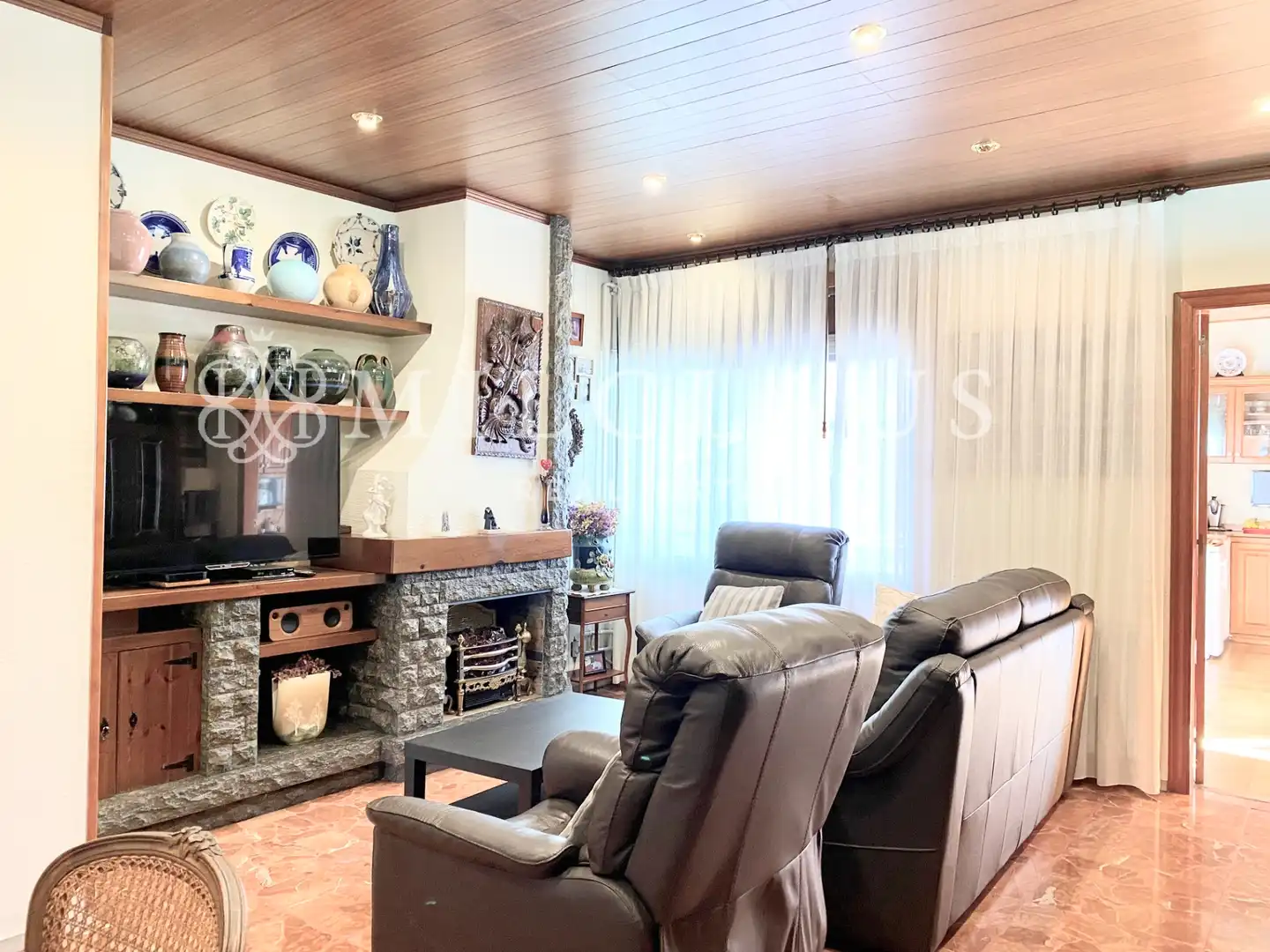 Sala d'estar de Casa adosada en venda en Sabadell amb Aire condicionat, Calefacció i Terrassa