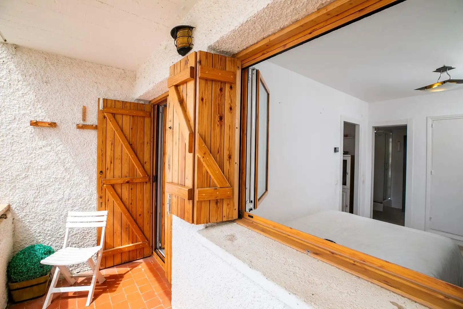 Balcony of Flat for sale in Villanúa  with Heating, Parquet flooring and Storage room