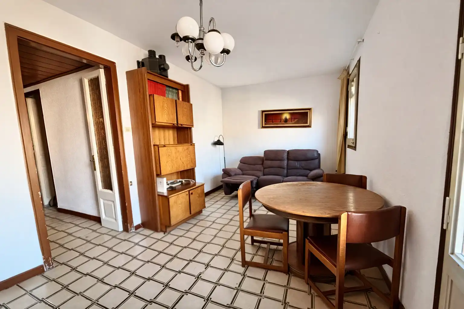 Sala de estar de Piso en venta en Barcelona con Balcón