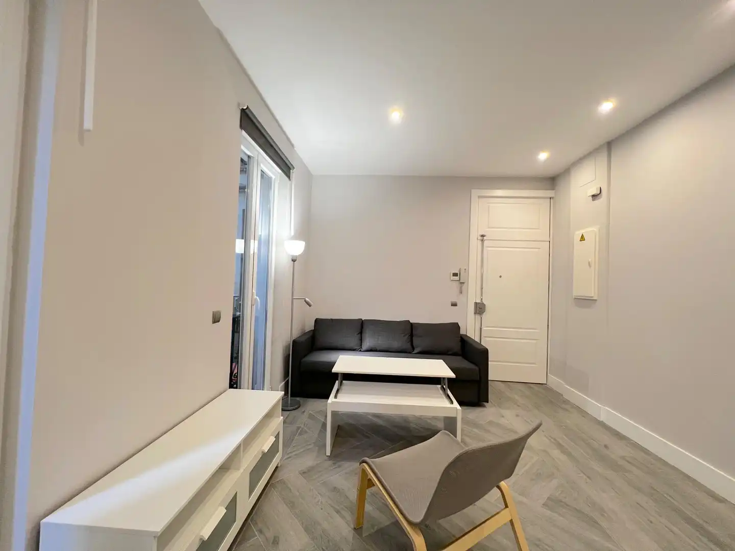 Living room of Flat for rent in Barrio de Salamanca