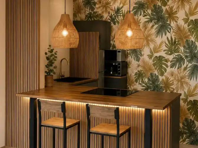 Kitchen of Flat for rent in Benidorm  with Air Conditioner, Heating and Parquet flooring
