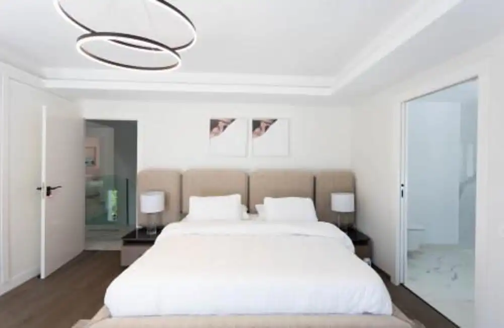Bedroom of Houses for rent in Marbella  with Air Conditioner, Private garden and Terrace