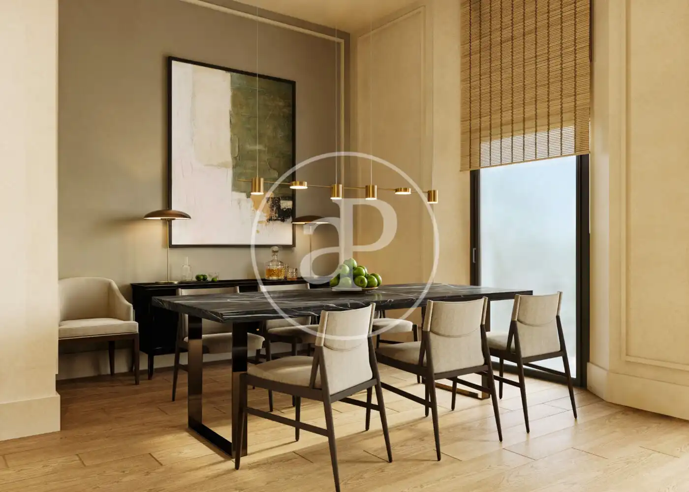 Dining room of Flat for sale in Barcelona  with Air Conditioner, Heating and Terrace