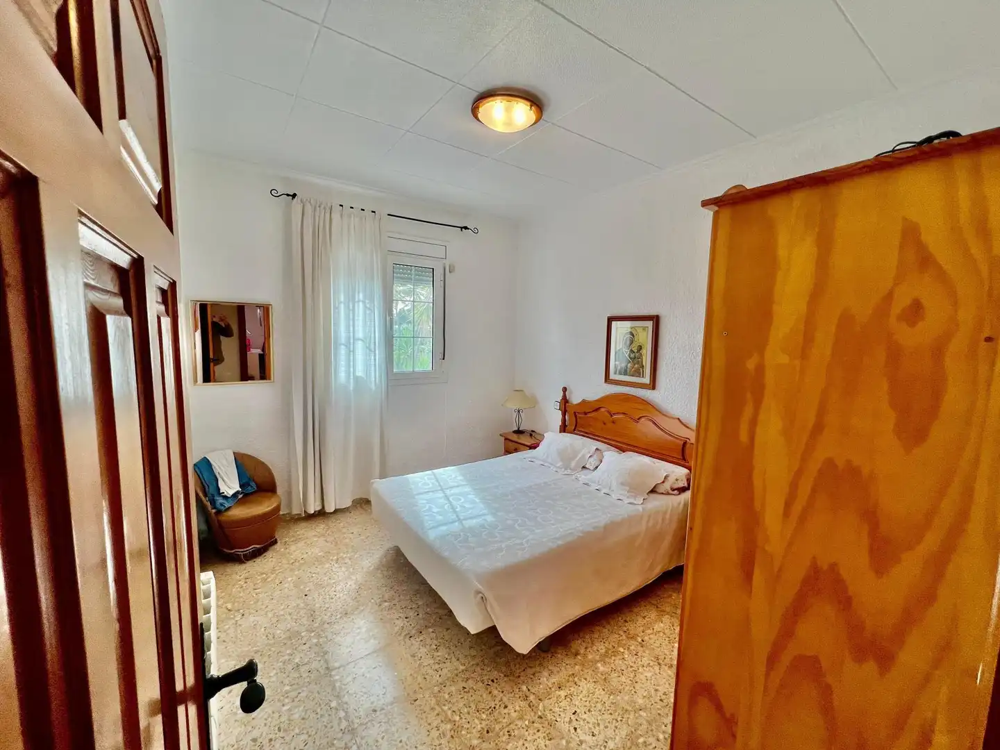 Dormitori de Casa o xalet en venda en Riudarenes amb Aire condicionat, Terrassa i Piscina