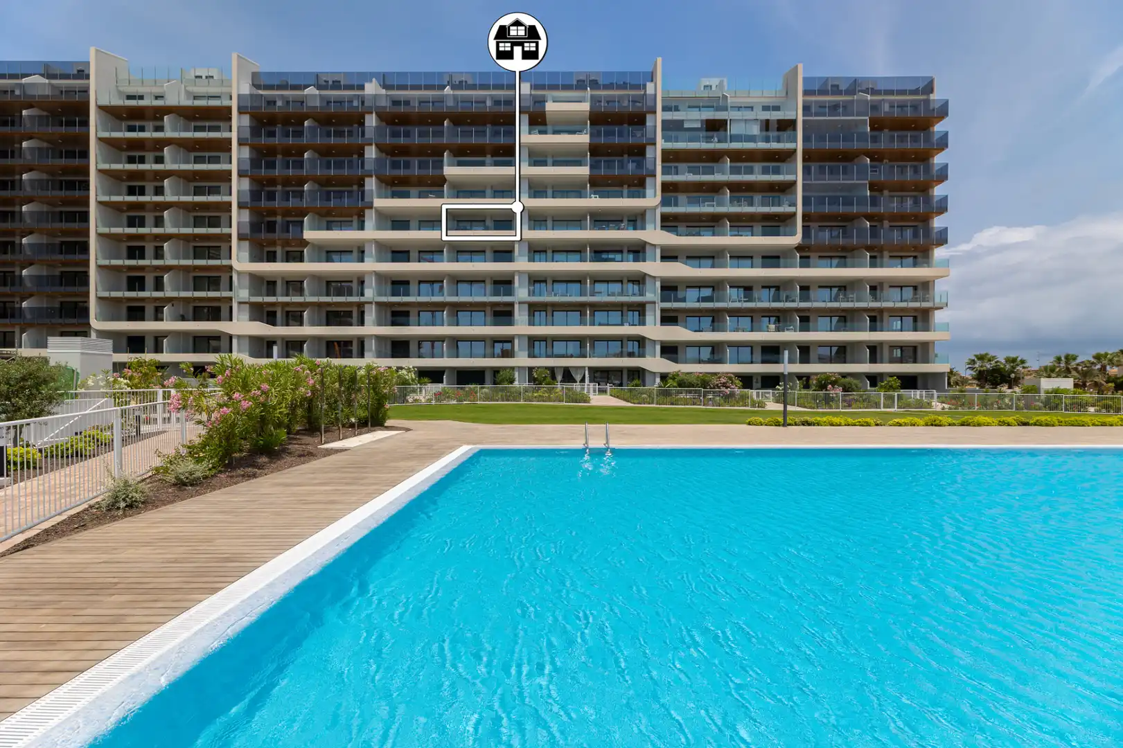 Apartament amb piscina de lloguer a Avenida de las Olas 15B, imagen 15