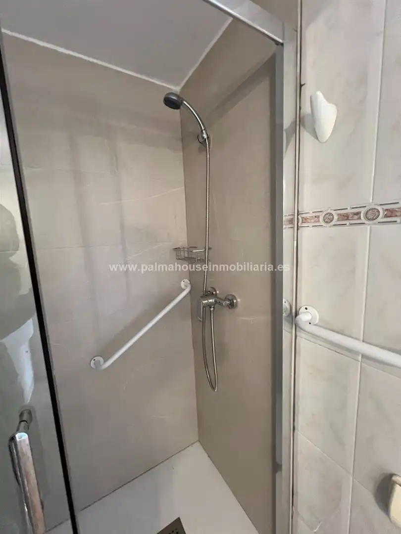 Badezimmer von Haus oder Chalet zur Miete in Artà mit Klimaanlage, Terrasse und Fernseher