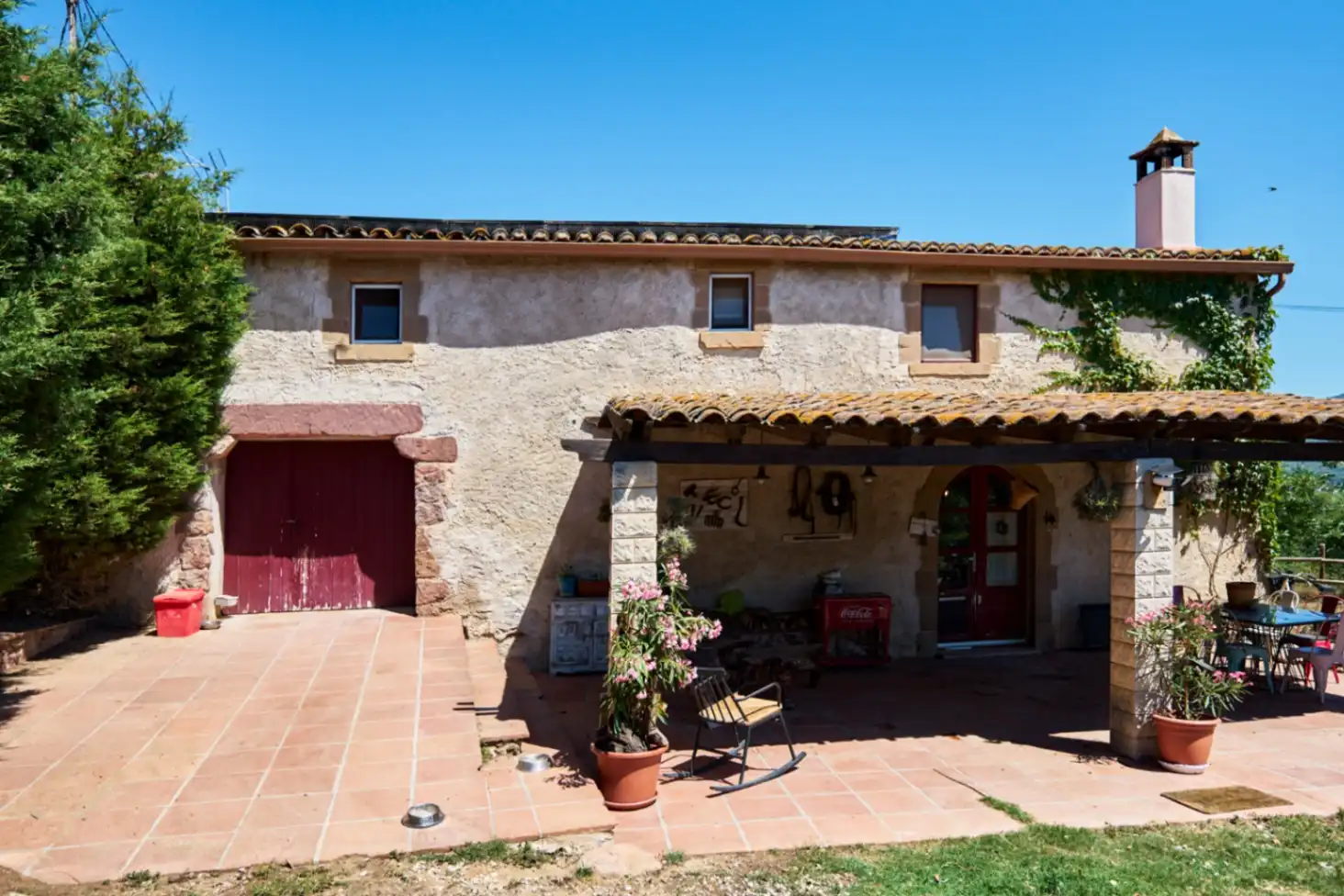 Exterior view of Country homes for sale in Santa Eulàlia de Ronçana  with Air Conditioner and Swimming Pool