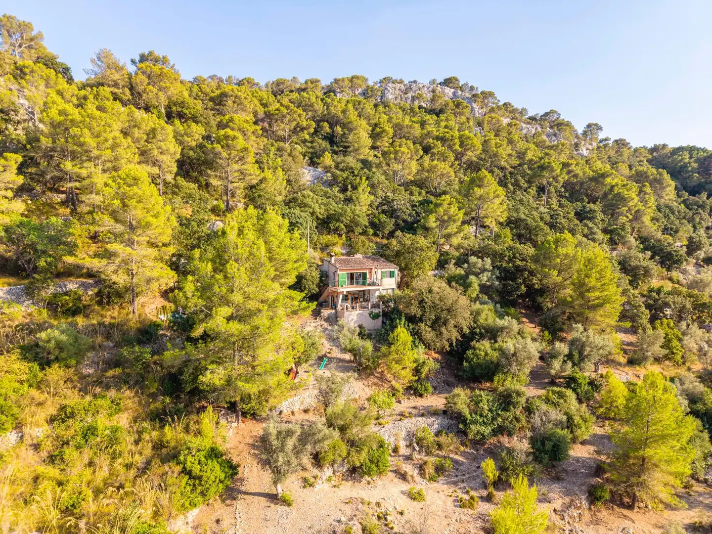 Vista exterior de Finca rústica en venta en Puigpunyent con Aire acondicionado, Calefacción y Jardín privado