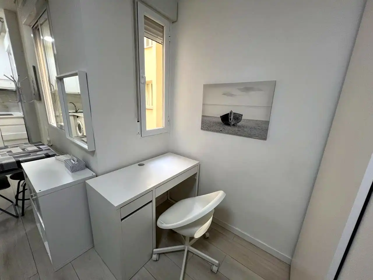 Dormitori de Estudi de lloguer en Madrid amb Aire condicionat, Calefacció i Parquet