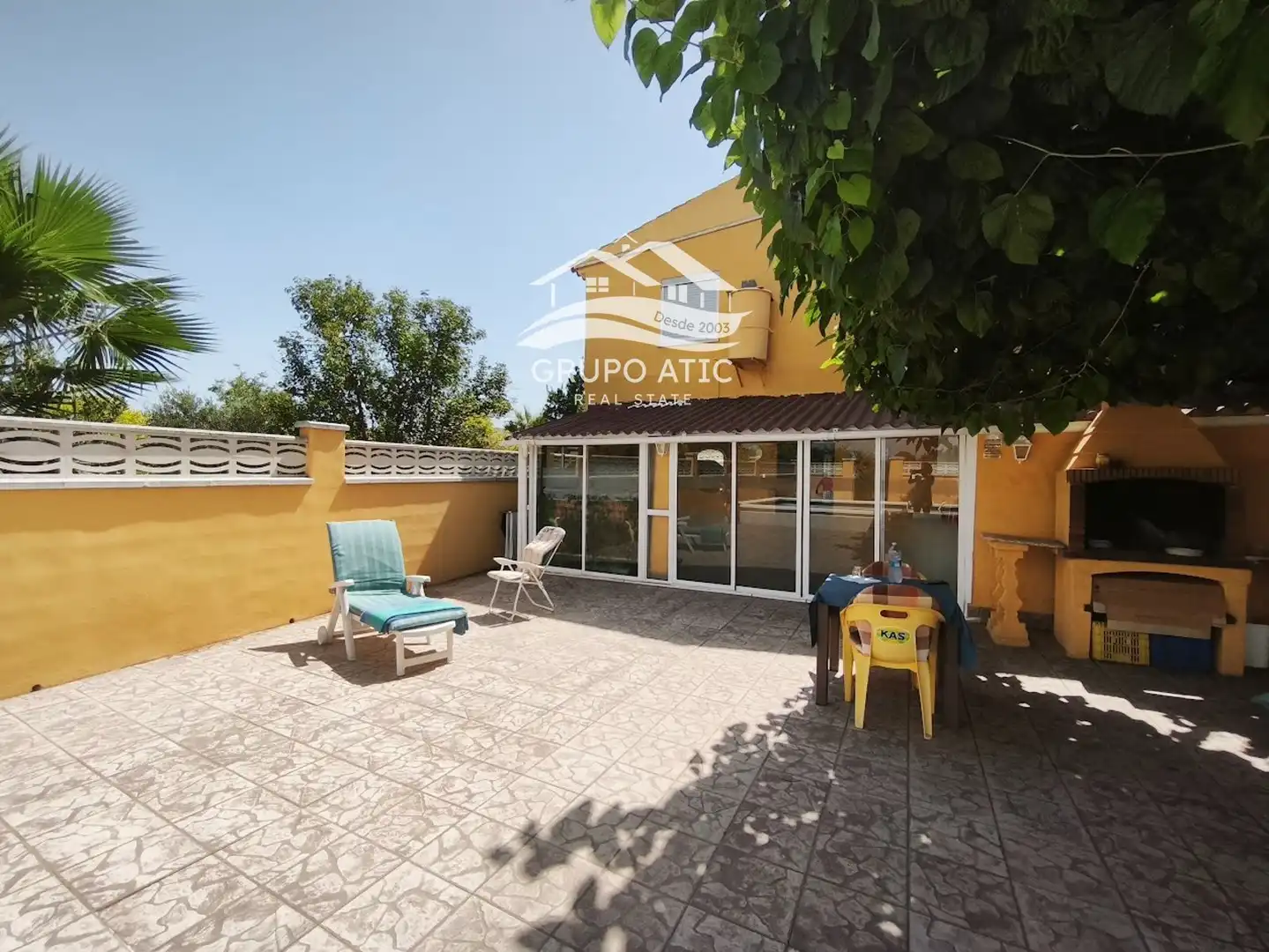 Terraza de Casa o chalet en venta en Burriana / Borriana con Aire acondicionado, Calefacción y Jardín privado