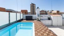 Swimming pool of Attic for sale in  Granada Capital  with Heating, Terrace and Swimming Pool