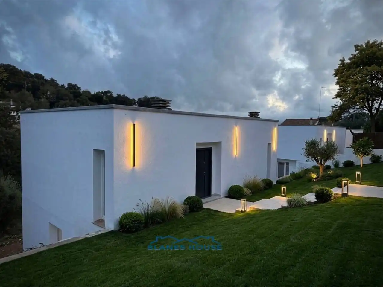 Vista exterior de Casa o xalet en venda en Maçanet de la Selva amb Jardí privat, Terrassa i Alarma
