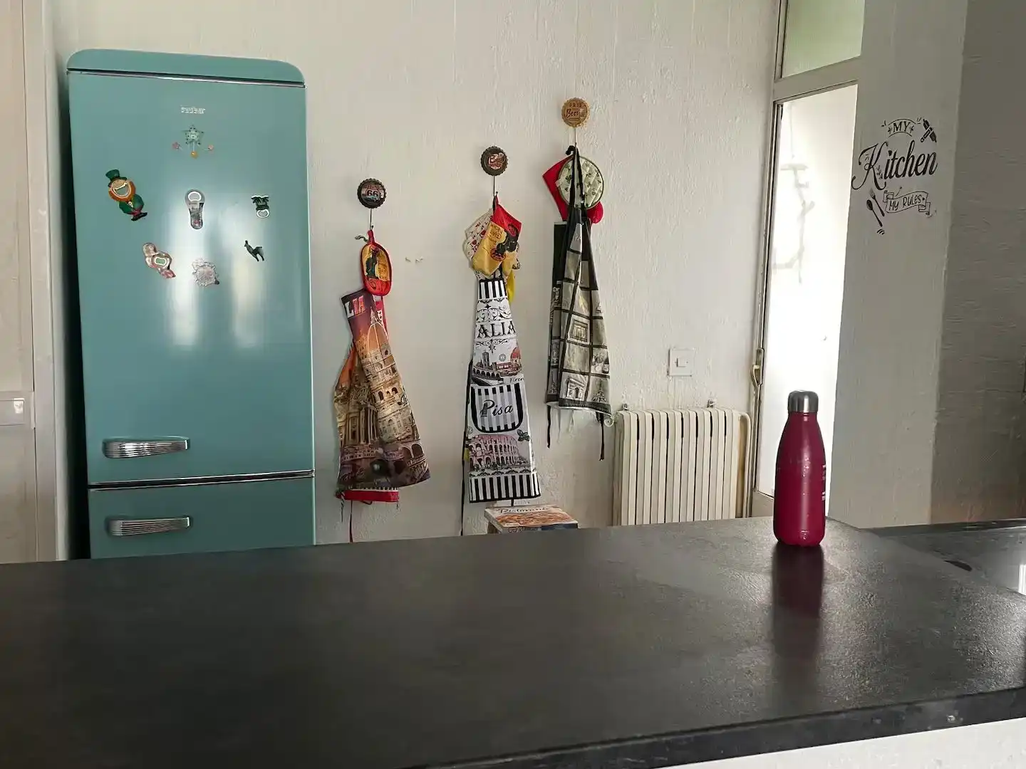 Cocina de Piso de alquiler en El Espinar con Parquet y Amueblado