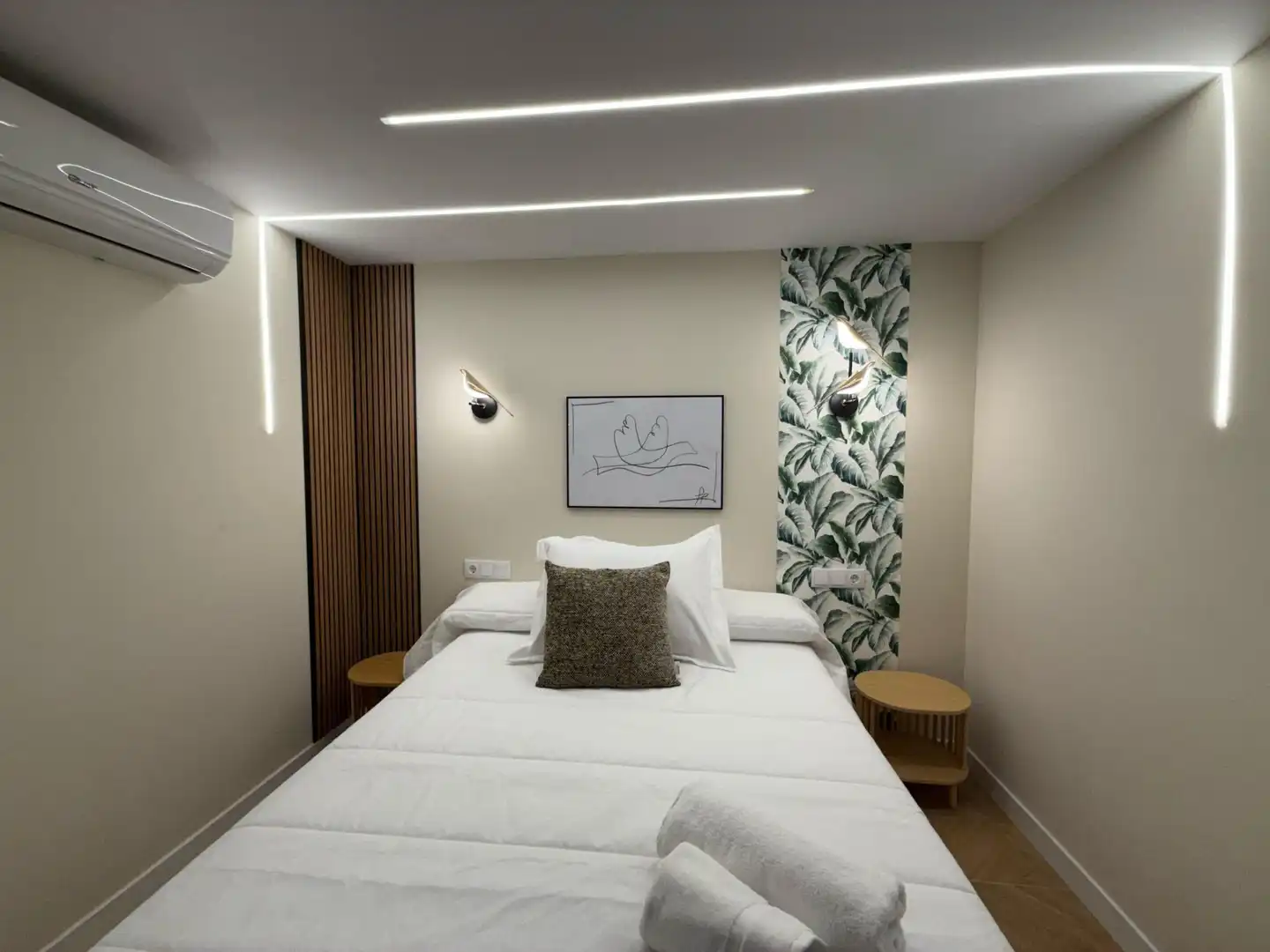 Habitación de Apartamento de alquiler en Mérida con Aire acondicionado, Terraza y Amueblado