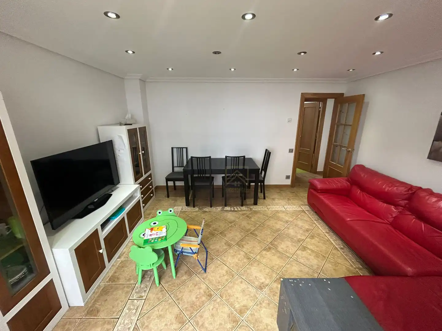 Living room of Flat for sale in Cartes  with Heating and Furnished